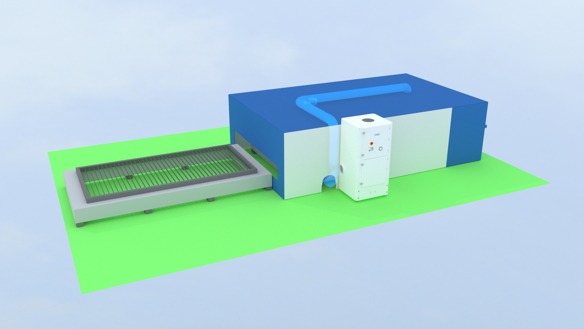 激光切割機除塵設(shè)備